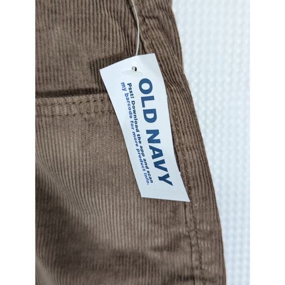 NWT! OLD NAVY! TOASTY TAN FINE WALE CORDUROY, HIGH WAIST, FLARE LEG PANTS! SZ 24 - Picture 8 of 12
